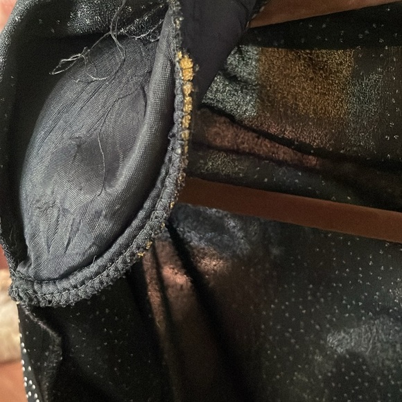 Vintage Fundamental Things black polka dot lightweight button blazer - Picture 7 of 7